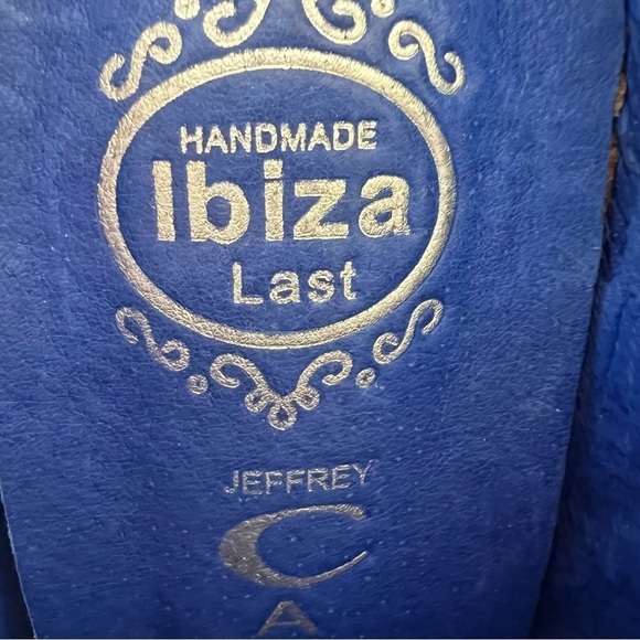 JEFFREY CAMPBELL MULES Western Ibiza Brown Leather Stack Heel Booties Size 8.5 - Picture 9 of 13